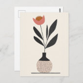 Carte Postale Fleur point n° 013 (Devant / Derrière)