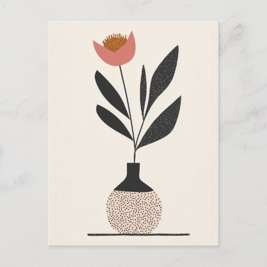 Carte Postale Fleur point n° 013 (Devant)