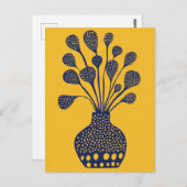 Carte Postale Fleur point n° 014 (Devant / Derrière)