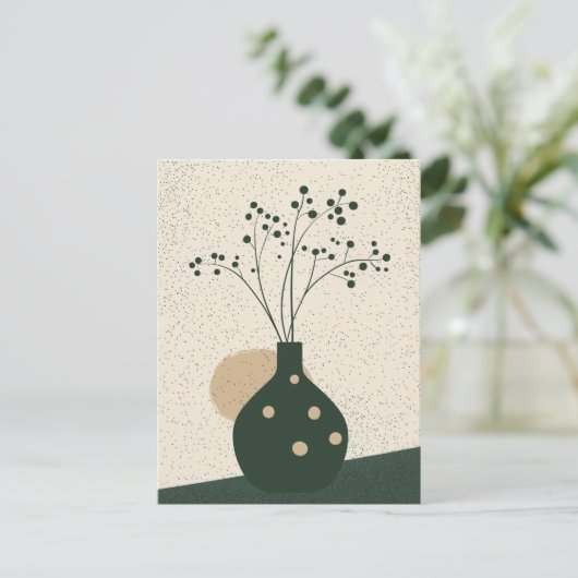 Carte Postale Fleur point n° 017 (Debout devant)