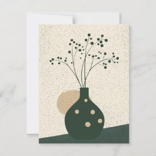 Carte Postale Fleur point n° 017