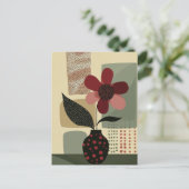 Carte Postale Fleur point n° 020 (Debout devant)