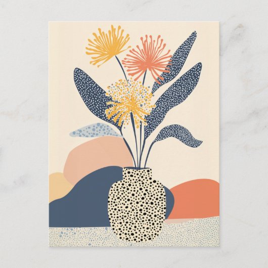 Carte Postale Fleur point n° 026 (Devant)