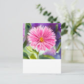 Carte Postale Fleur pourpre (Debout devant)