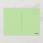 Carte Postale fleur printanière (Dos)