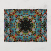 Carte Postale Fleur psychédélique Postca d'art de kaléidoscope (Devant)