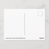 Carte Postale Fleur rose (Dos)