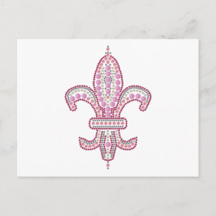 Carte Postale Fleur rose de Lis