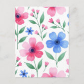Carte Postale Fleur Rosewater Delft (Devant)