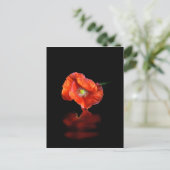 Carte Postale Fleur Rouge (Debout devant)