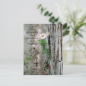 Carte postale fleur sauvage (Debout devant)