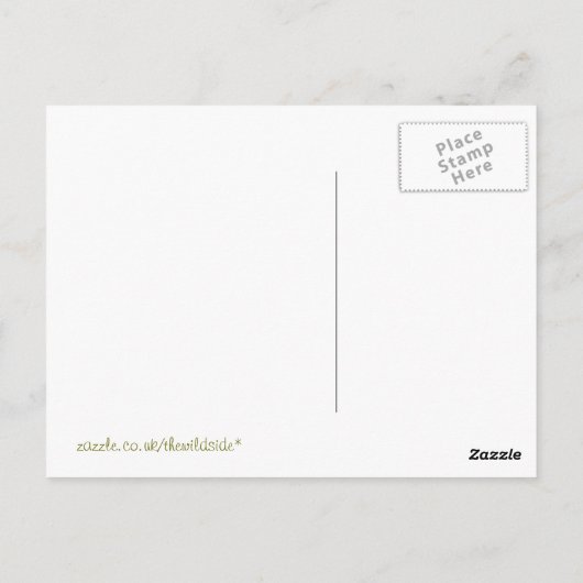 CARTE POSTALE FLEUR SAUVAGE (Dos)