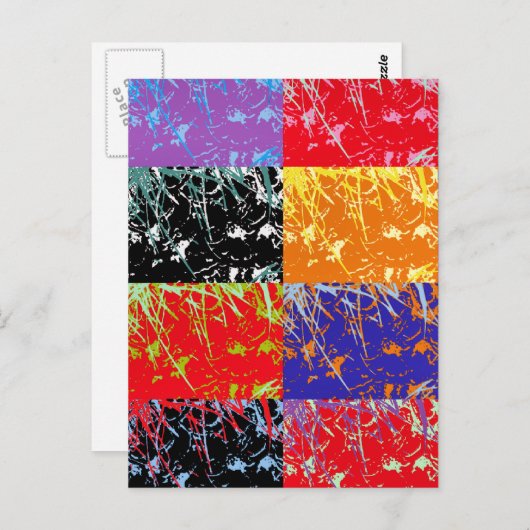 CARTE POSTALE FLEUR SAUVAGE (Devant / Derrière)