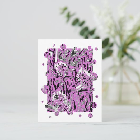 CARTE POSTALE FLEUR SAUVAGE (Debout devant)