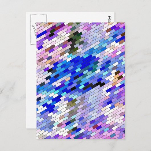 CARTE POSTALE FLEUR SAUVAGE (Devant / Derrière)