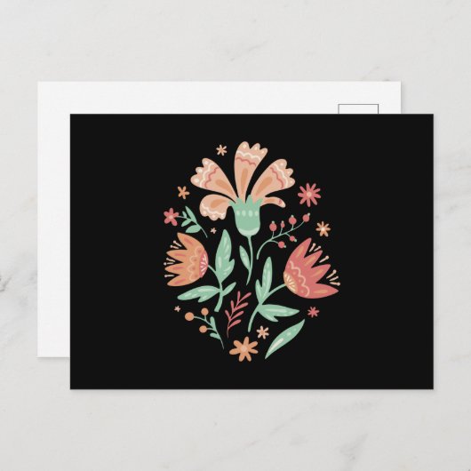 Carte Postale Fleur sauvage (Devant / Derrière)