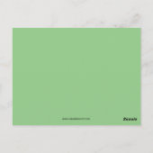 Carte postale fleur sauvage (Dos)