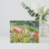 Carte Postale Fleur sauvage (Debout devant)