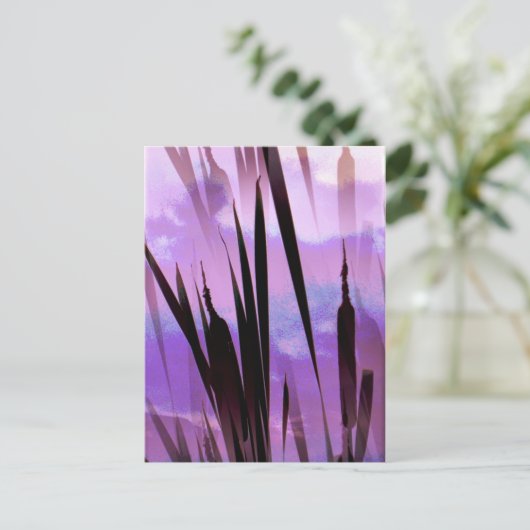 CARTE POSTALE FLEUR SAUVAGE (Debout devant)