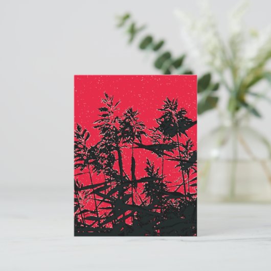 CARTE POSTALE FLEUR SAUVAGE (Debout devant)