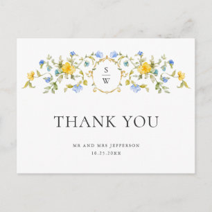 Carte Postale Fleur sauvage Boho de Meadow
