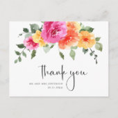 Carte Postale Fleur sauvage Boho de Meadow (Devant)