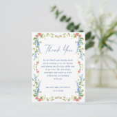 Carte Postale Fleur sauvage Boho de Meadow (Debout devant)