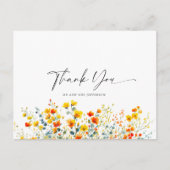 Carte Postale Fleur sauvage Boho de Meadow (Devant)