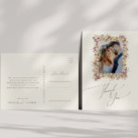 Carte Postale Fleur sauvage coloré | Merci photo Beige Meadow<br><div class="desc">Ce fleur sauvage coloré | beige meadow photo merci carte postale est parfait pour votre simple, whimsical boho mariage d'été arc-en-ciel. Les fleurs aux couleurs rose, jaune, orange et or, qui donnent à ce produit l'impression d'un élégant jardin vintage minimaliste de printemps hippie. Le design moderne est artistique et délicat,...</div>