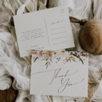 Fleur sauvage d'automne Boho | Merci Mariage beige