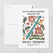 Carte Postale Fleur sauvage de la Bible (Devant / Derrière)