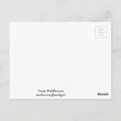 Carte postale Fleur sauvage du Texas (Dos)