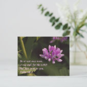 Carte Postale Fleur sauvage flottant (Debout devant)