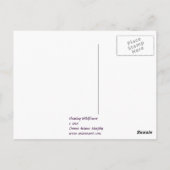 Carte Postale Fleur sauvage flottant (Dos)