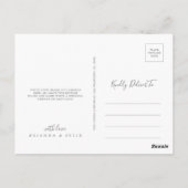 Carte Postale Fleur sauvage multicolore simple Merci (Dos)