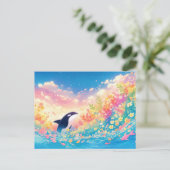 Carte Postale Fleur Sauvage Orque Capricieuse (Debout devant)
