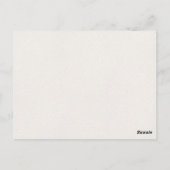 Carte Postale Fleur sauvage Wreath Joli Jaune violet Mariage (Dos)