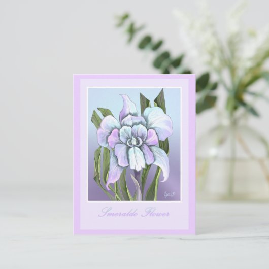 Carte postale Fleur Smeraldo (Debout devant)