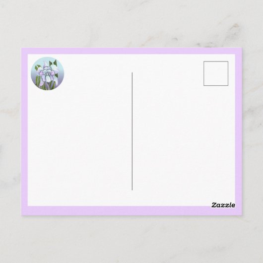 Carte postale Fleur Smeraldo (Dos)