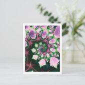 Carte Postale Fleur spirale (Debout devant)