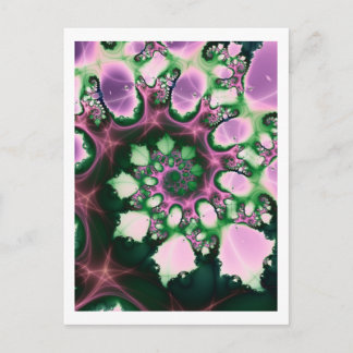 Carte Postale Fleur spirale