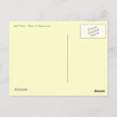 Carte Postale Fleur Trillium Rouge (Dos)