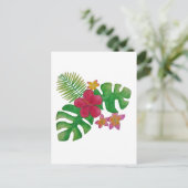 Carte Postale Fleur tropicale (Debout devant)