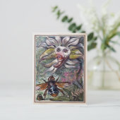 Carte Postale Fleur victorienne vintage (Debout devant)