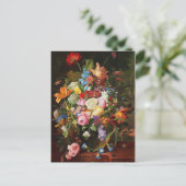 Carte Postale Fleur Vie Encore De Roses, Tulipes Et Carnation (Debout devant)