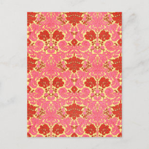Carte Postale Fleur vintage