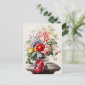 Carte Postale Fleur Vintage (Debout devant)