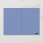 Carte Postale fleurir en blanc  (Dos)