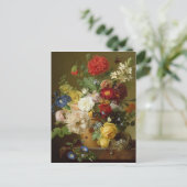 Carte Postale Fleurissez la vie immobile sur un rebord de (Debout devant)