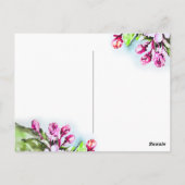 Carte Postale Fleurit d'Apple (Dos)
